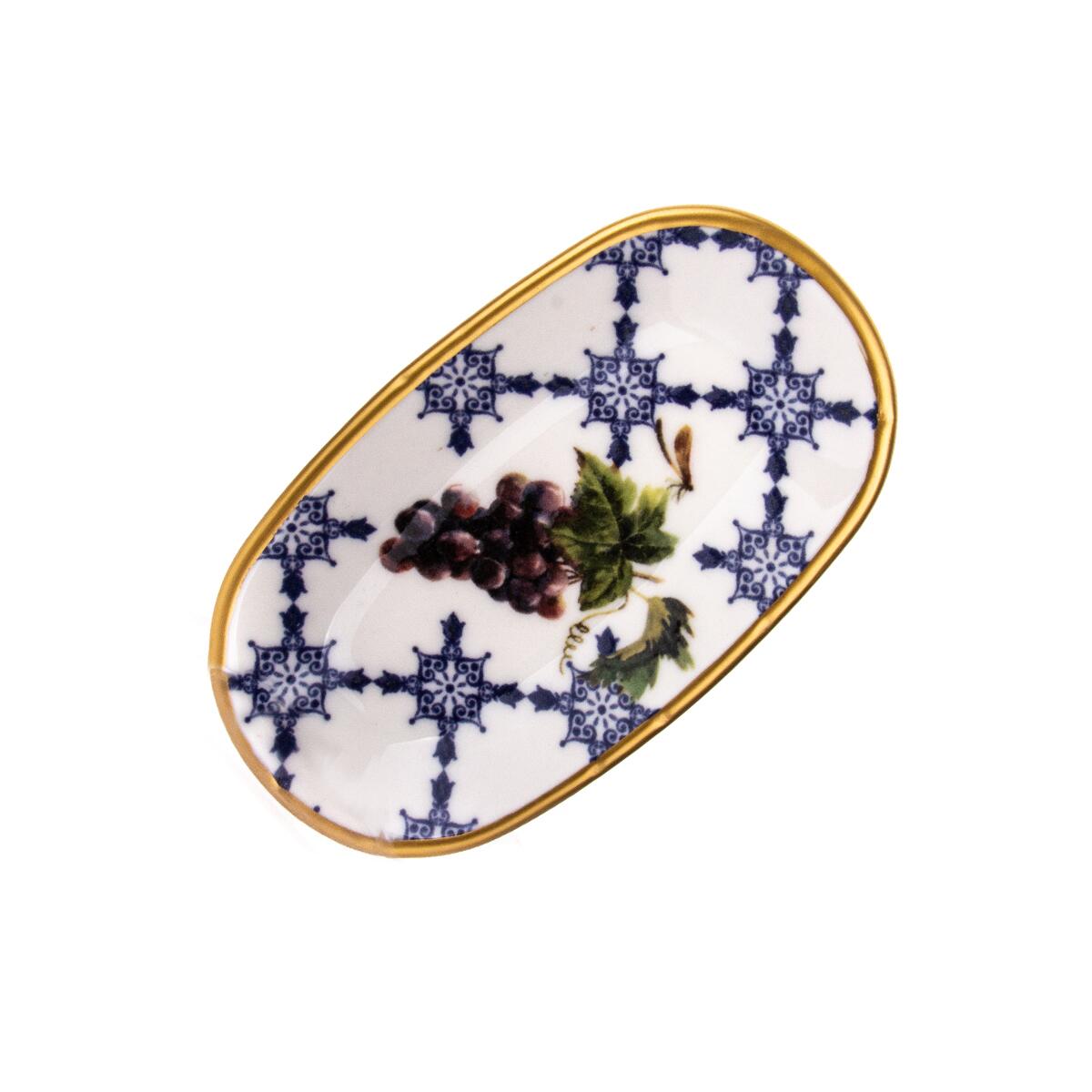 Grape Classic plate 15 Cm Digital Gold