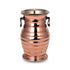 Turna Copper Hyacinth Vase with Handle Plain Red-1