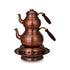 Thick Hand Copper Teapot with Heater Set