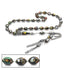 Erzurum Oltu Stone Prayer Beads with 925 Sterling Silver Tassels