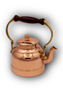 Copper Teapot Wooden Handle 1300 Ml