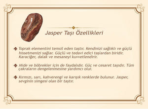 1000 Carat Kazaz Tasseled Sphere Cut Brown Jasper Natural Stone Prayer Beads - EFENDINA PAZAR - Tesbihane - 101003889