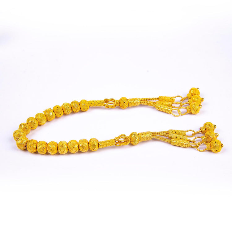 1000 Carat Silver Gold Prayer Beads - EFENDINA PAZAR - Ve Tesbih - vealisveris - Z1419
