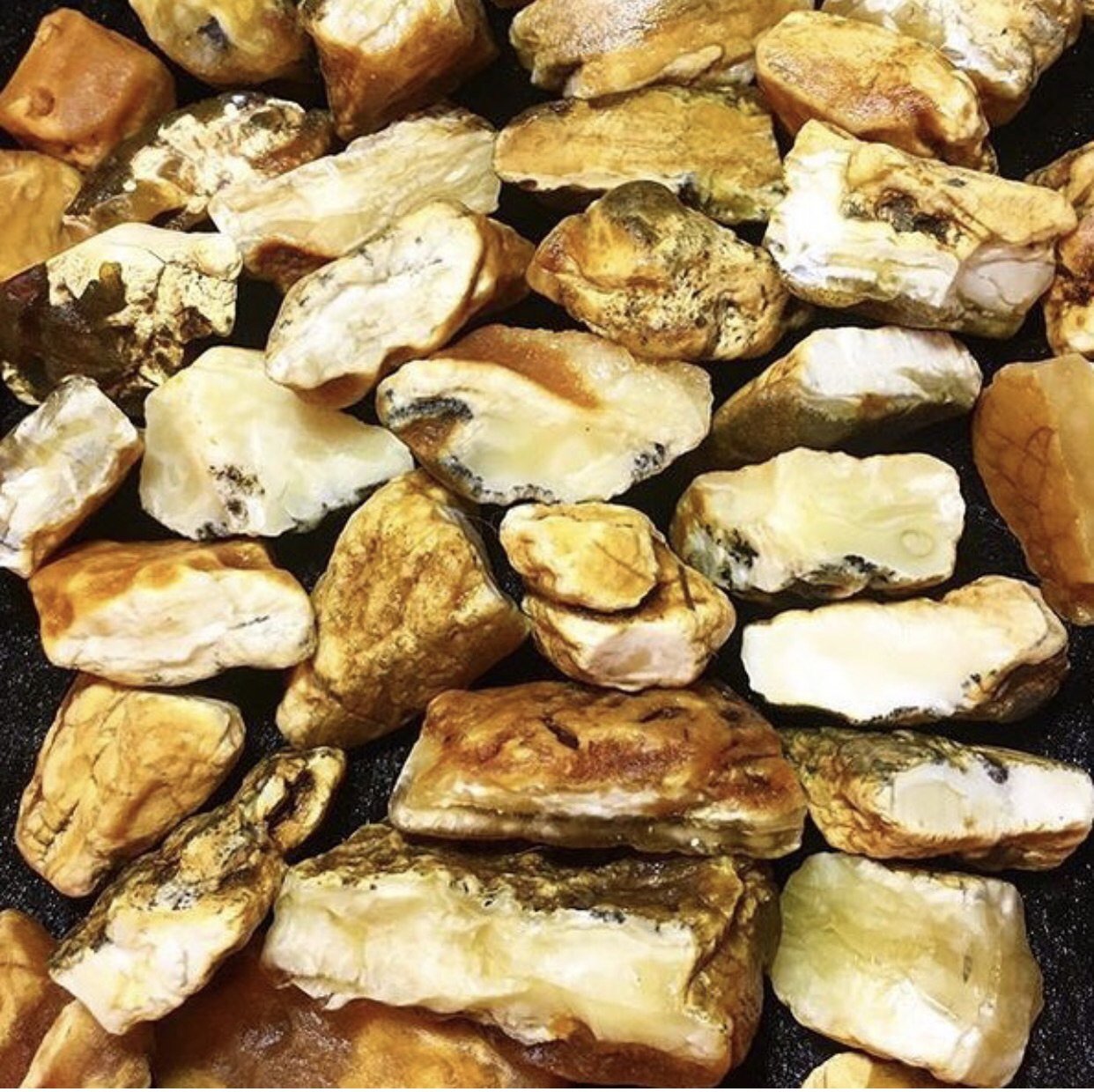 1000 Carat Yellow - Grey Kazaz Tasseled Barley Cut King Seccer Yellow - White Moire Drop Amber Rosary - EFENDINA PAZAR - Tesbihane - 101004296