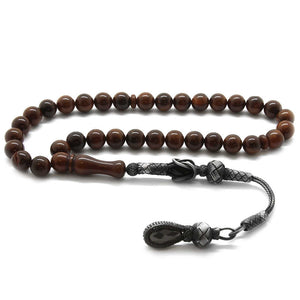 1000 Sterling Silver Kazaz Tasseled Sphere Cut Exclusive Color Kuka Prayer Beads - EFENDINA PAZAR - Tesbihane - 101002023