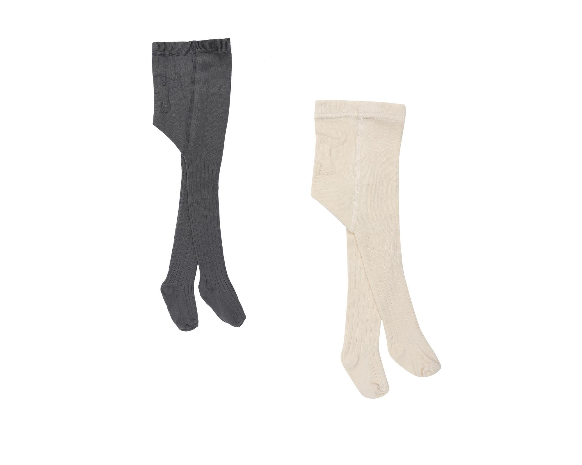2 Pack Pantyhose Organic Cotton Baby and Kids Socks Standard - EFENDINA PAZAR - BABOO - 8682291513241