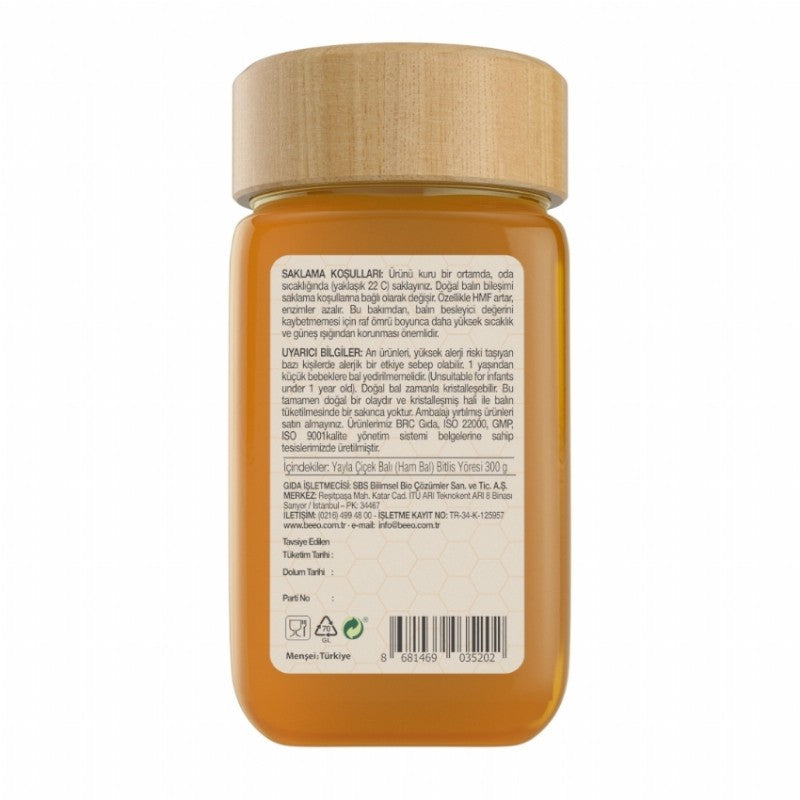 Beeo Bitlis Region Raw Honey 300 g