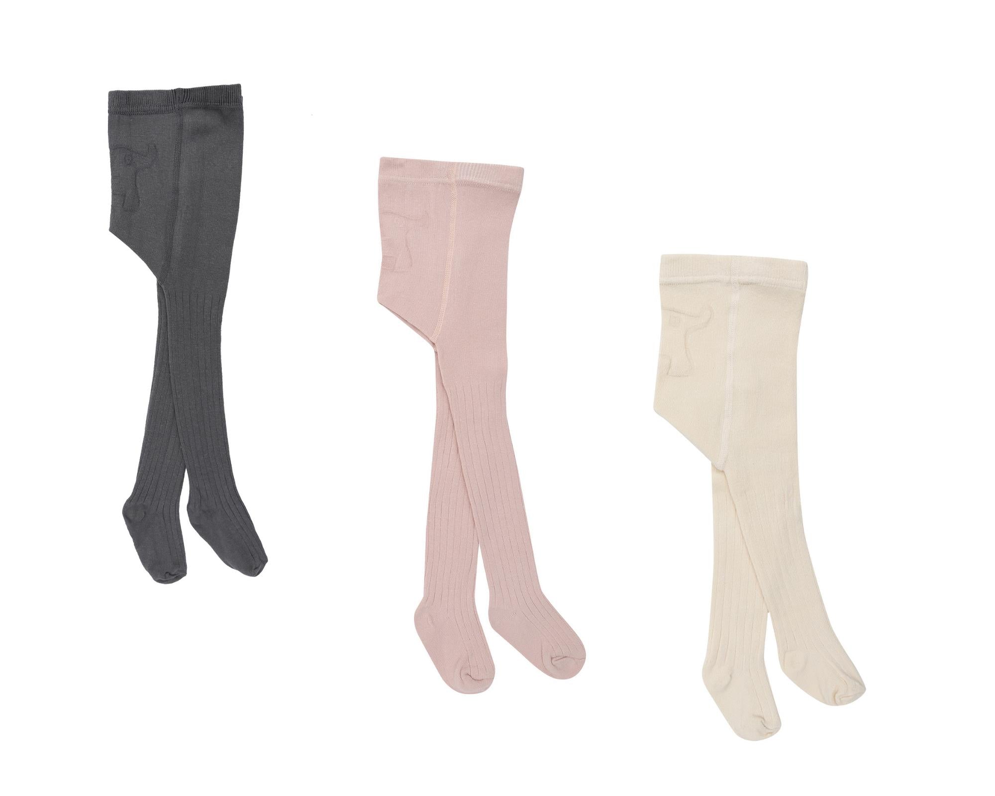 3 Pack Pantyhose Organic Cotton Baby and Kids Socks Standard - EFENDINA PAZAR - BABOO - 8682291512343