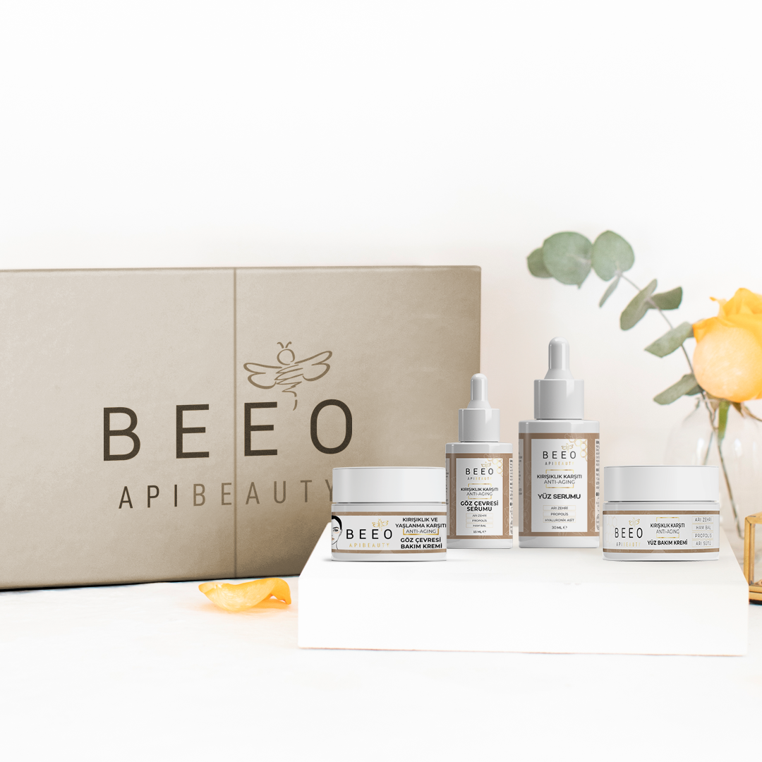 Beeo Bee Venom Propolis Royal Jelly Anti Aging and Anti Wrinkle 4 Piece Skin Care Set