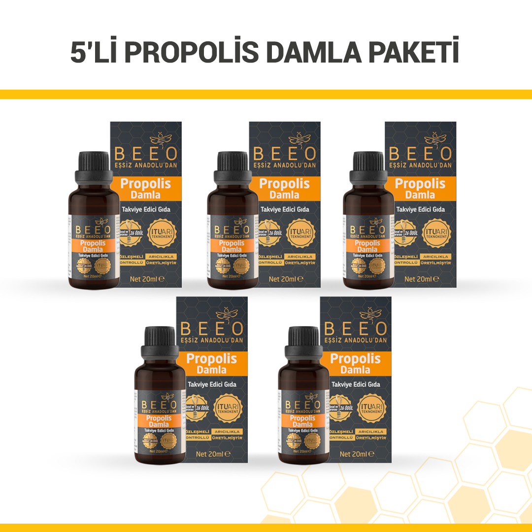 Beeo 5 Propolis Drops Package