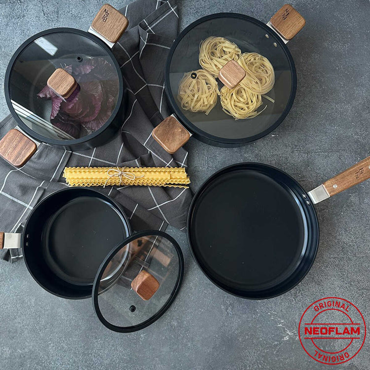 7 Piece Cookware Set - EFENDINA PAZAR - NEOFLAM - 8806179675801