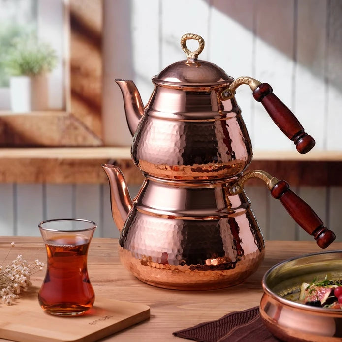 Emsan Göbeklitepe Copper Teapot | Timeless Design & Superior Heat Retention