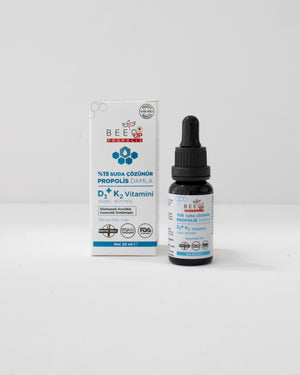 Beeo Propolis D3 and K2 Water Soluble Drops