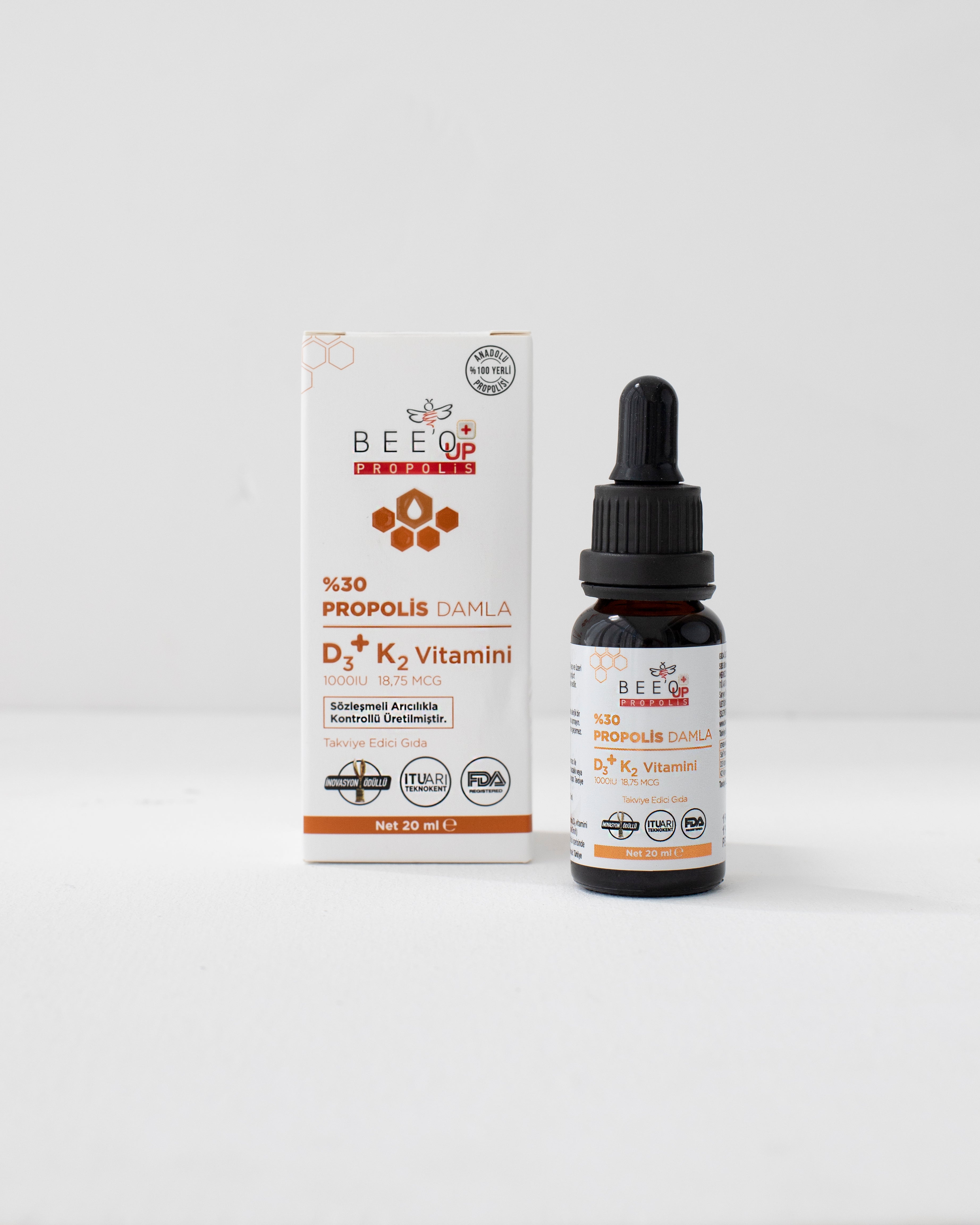 Beeo Propolis D3 and K2 Drops