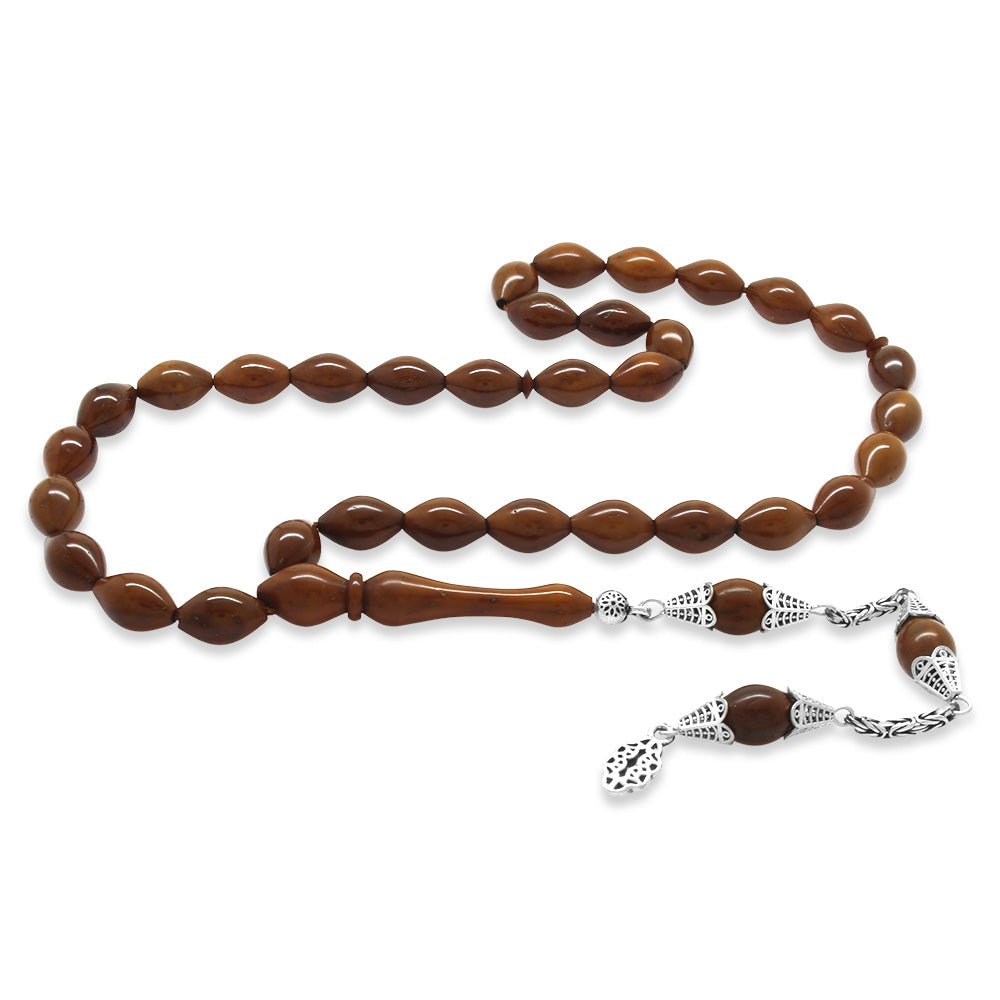 925 King Tassel Ali Khan Star Workmanship Ottoman Rosary - EFENDINA PAZAR - Tesbihane - 101004566