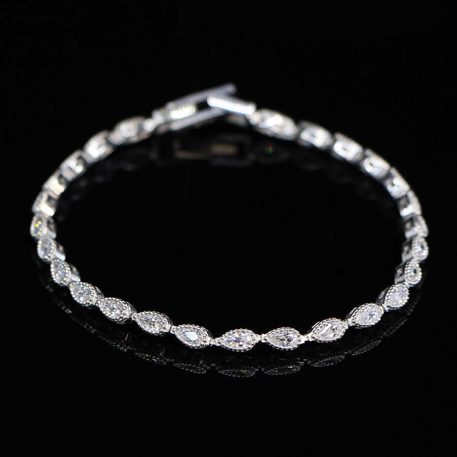 925 Sterling Silver Bracelet - EFENDINA PAZAR - Ve Tesbih - vealisveris - Z1603