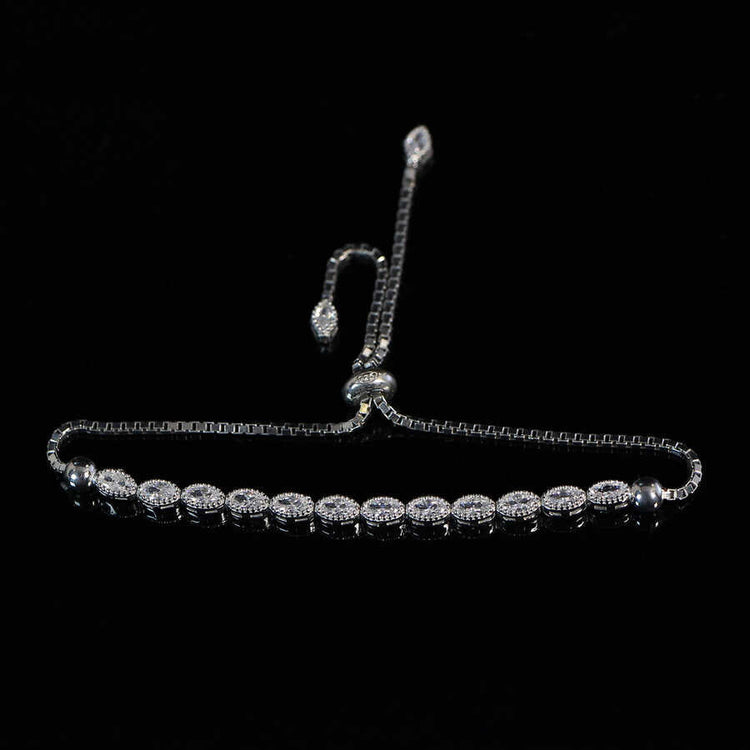 925 Sterling Silver Bracelet with Waterway Lift - EFENDINA PAZAR - Ve Tesbih - vealisveris - Z1575