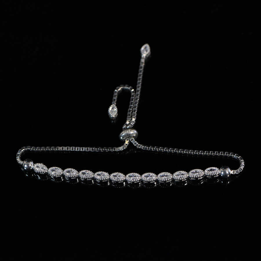 925 Sterling Silver Bracelet with Waterway Lift - EFENDINA PAZAR - Ve Tesbih - vealisveris - Z1575