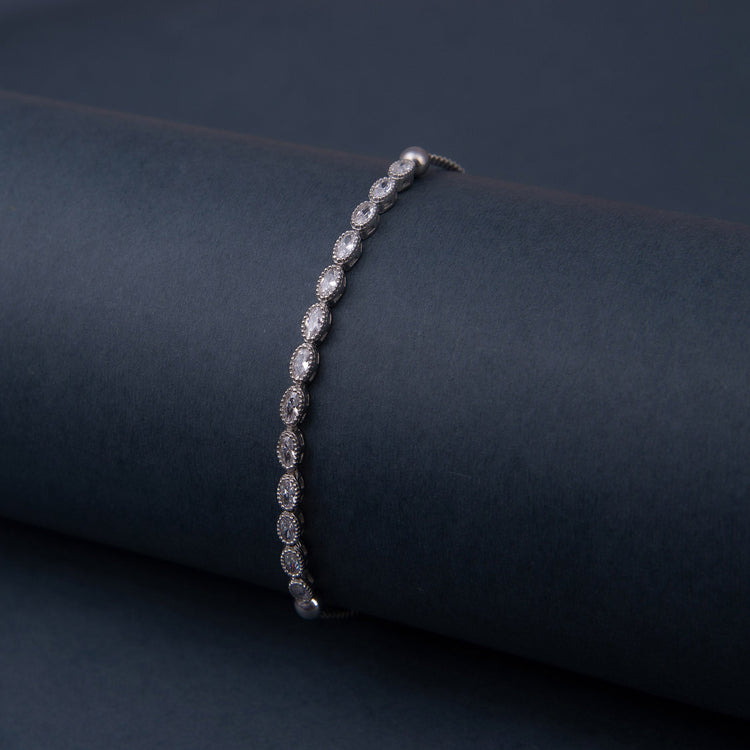 925 Sterling Silver Bracelet with Waterway Lift - EFENDINA PAZAR - Ve Tesbih - vealisveris - Z1575