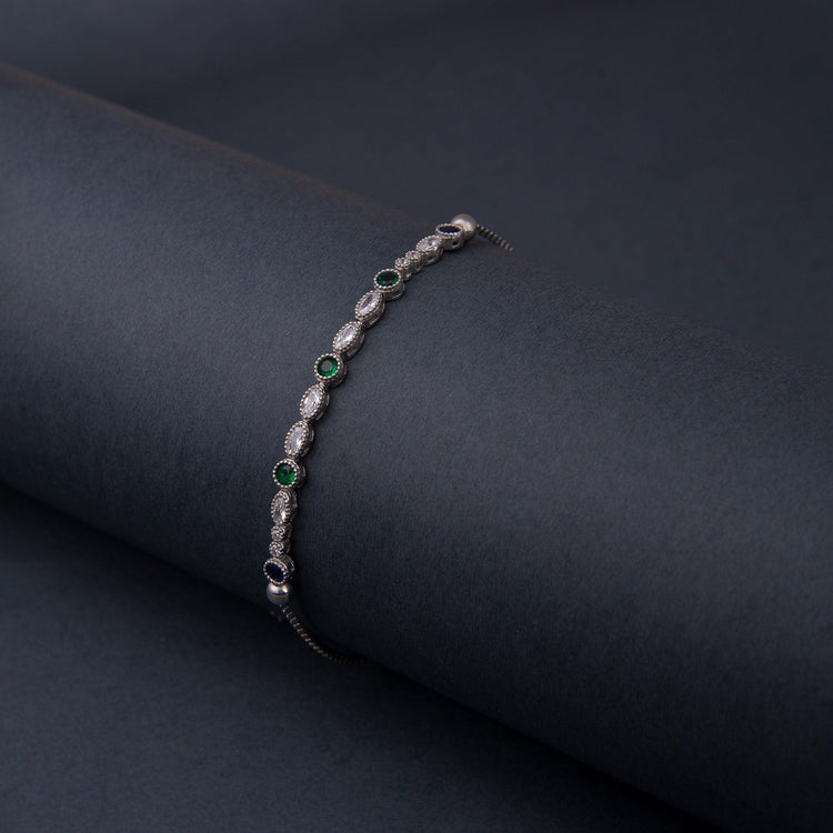 925 Sterling Silver Bracelet with Waterway Lift - EFENDINA PAZAR - Ve Tesbih - vealisveris - Z1576