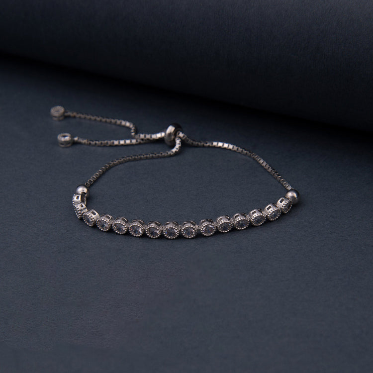 925 Sterling Silver Bracelet with Waterway Lift - EFENDINA PAZAR - Ve Tesbih - vealisveris - Z1591