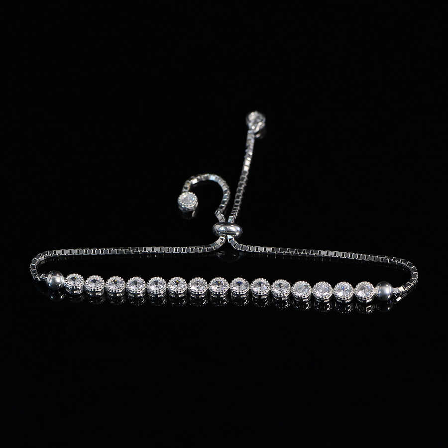 925 Sterling Silver Bracelet with Waterway Lift - EFENDINA PAZAR - Ve Tesbih - vealisveris - Z1591