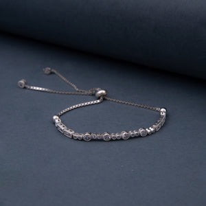 925 Sterling Silver Bracelet with Waterway Lift - EFENDINA PAZAR - Ve Tesbih - vealisveris - Z1592