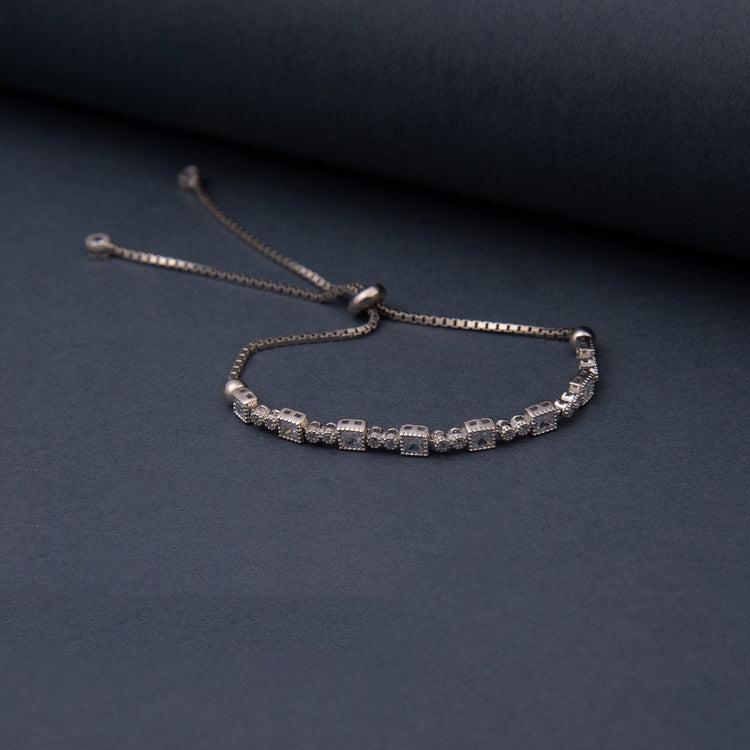 925 Sterling Silver Bracelet with Waterway Lift - EFENDINA PAZAR - Ve Tesbih - vealisveris - Z1596