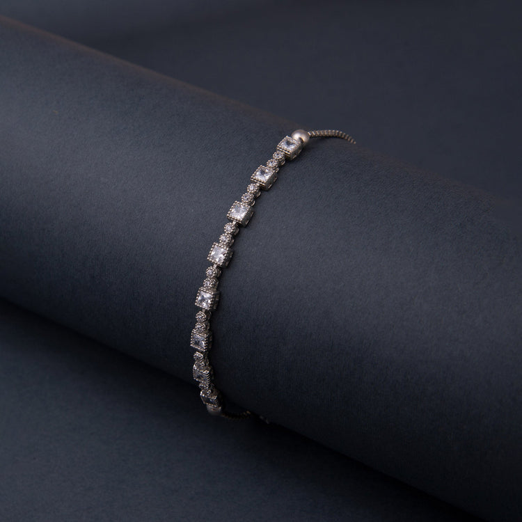 925 Sterling Silver Bracelet with Waterway Lift - EFENDINA PAZAR - Ve Tesbih - vealisveris - Z1596