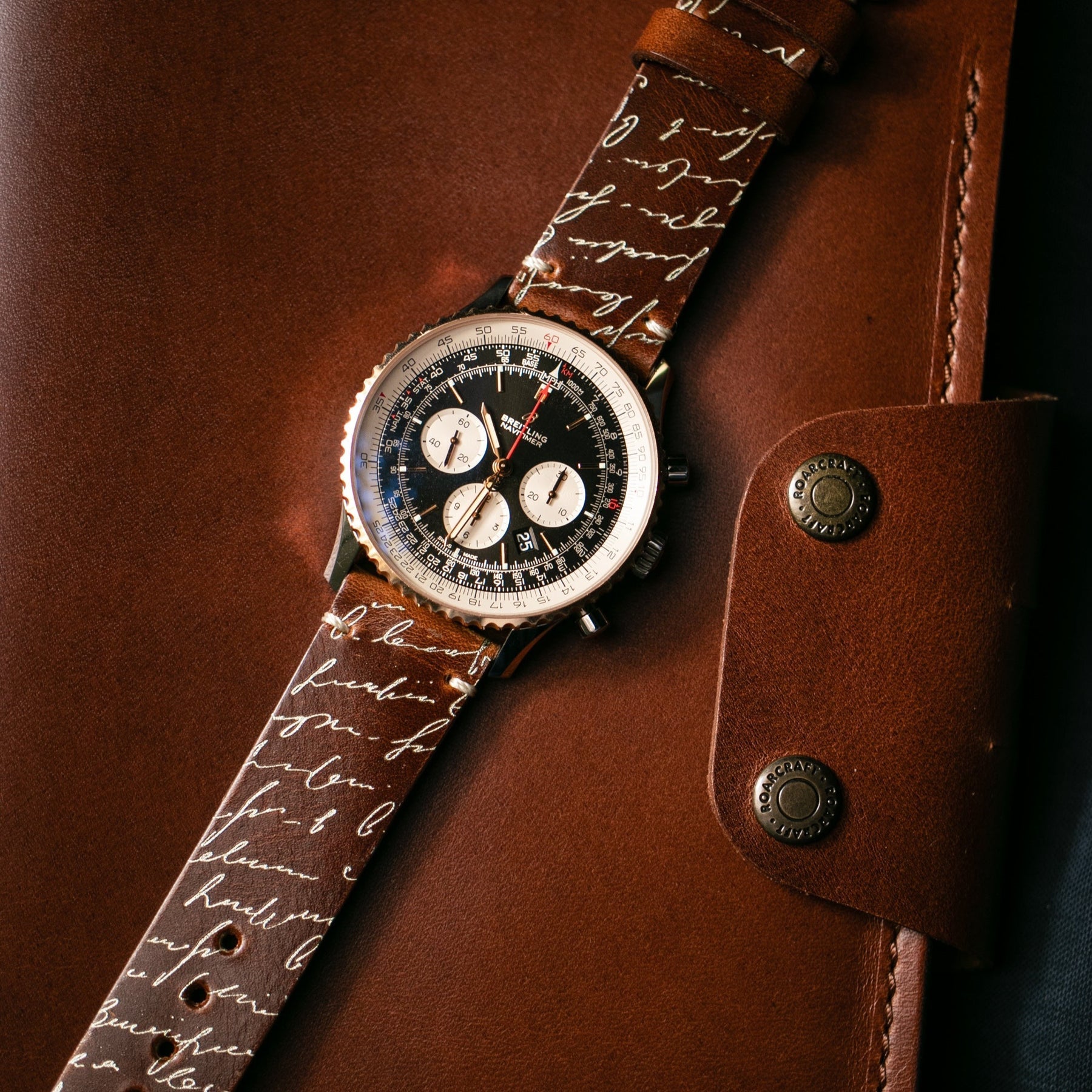 Scritto White - Leather Watch Strap 