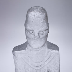 Glass Urfa Man Sculpture 
