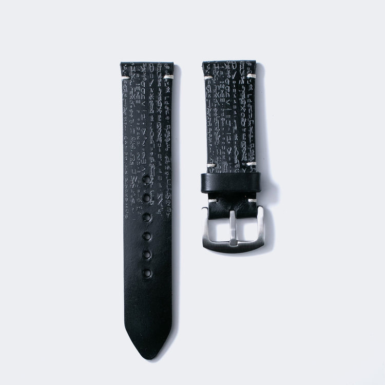 Leather Watch Strap - Black