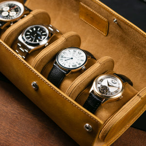 Leather Travel Watch Case 