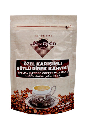 SPECIALLY BLENDED DIBEK COFFEE WITH MILK 250GR