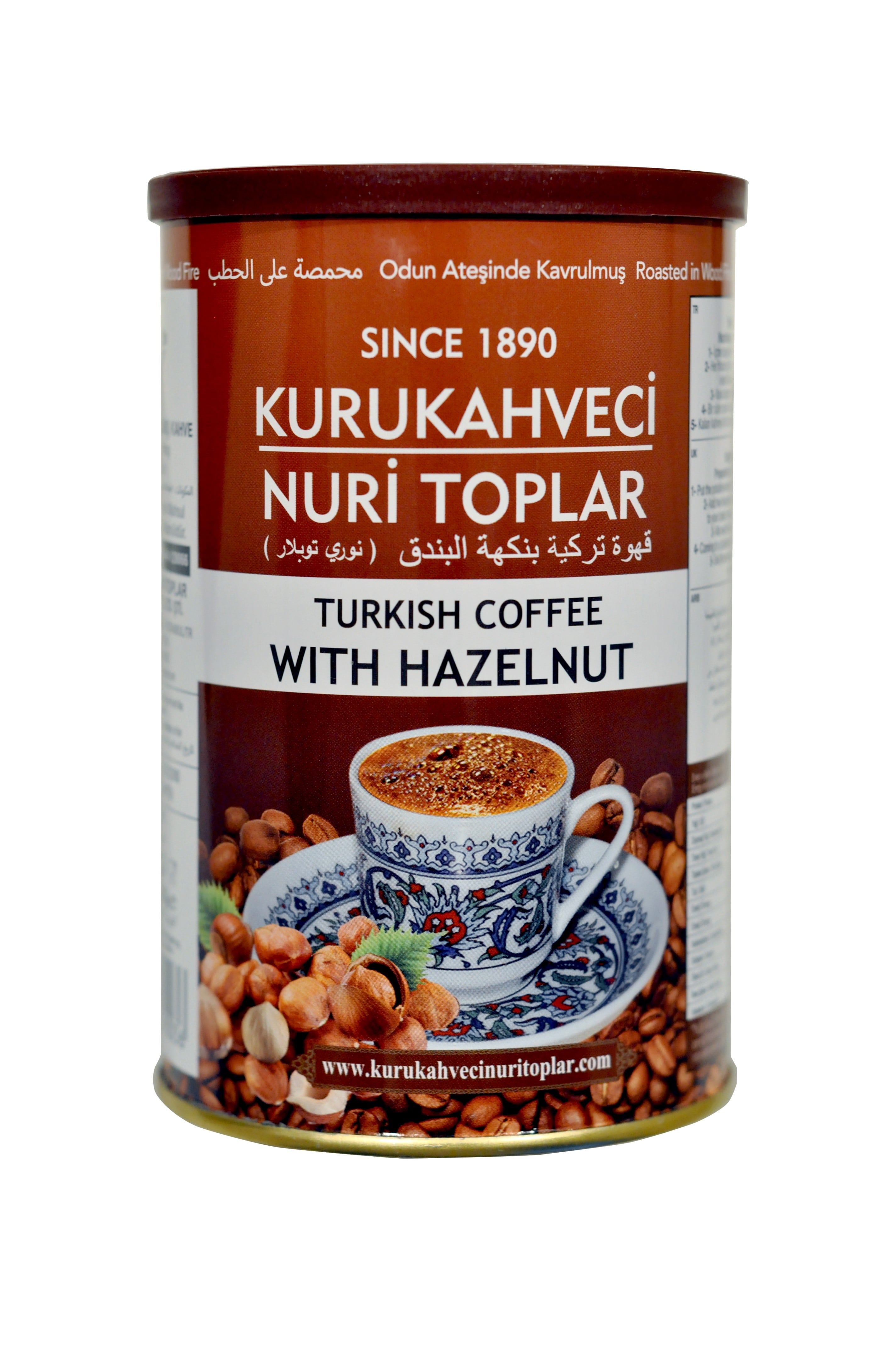 TURKISH COFFEE WITH HAZELNUT 250 GR
