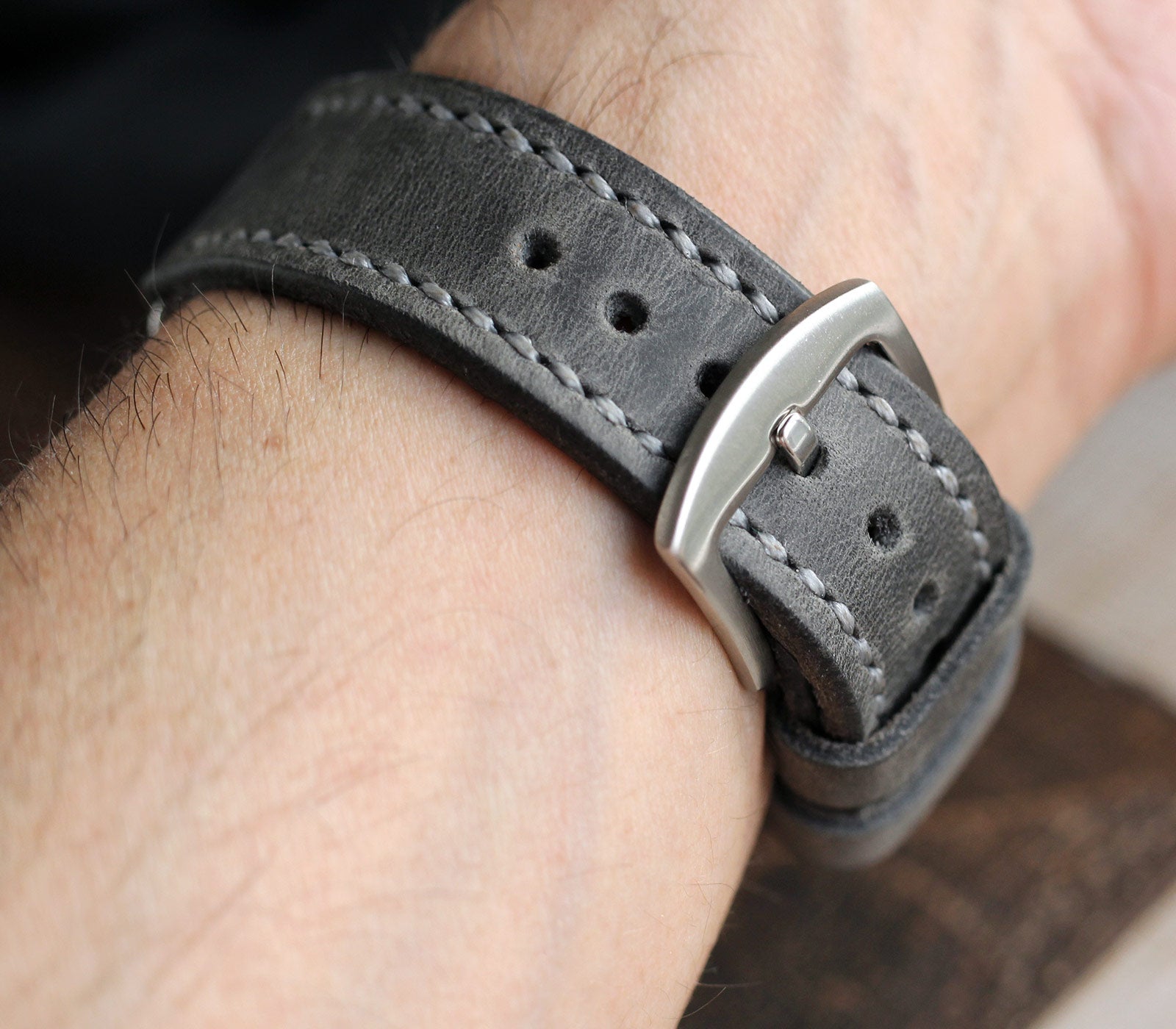 Custom Made Leather Watch Strap