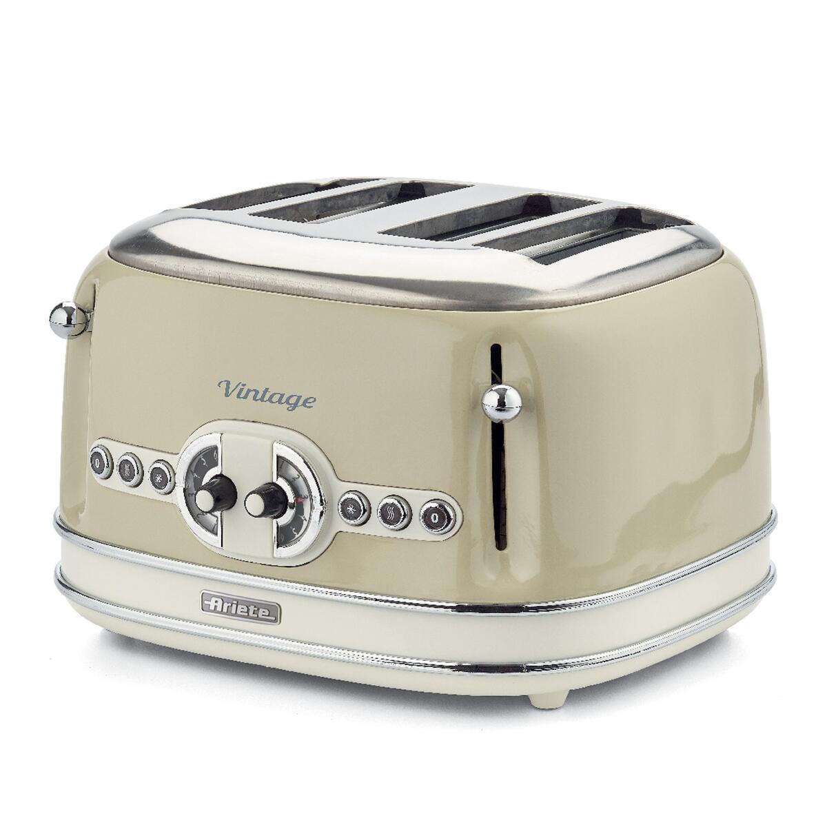 Ariete Vintage Two Chamber Toaster Beige