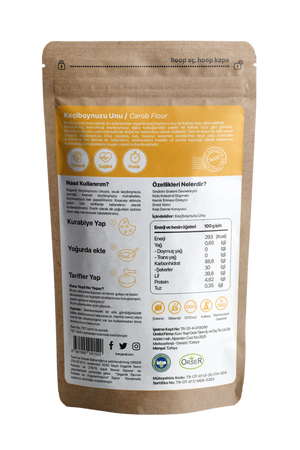 Kuru Yeşil Dry Green Organic Carob Flour 250 g