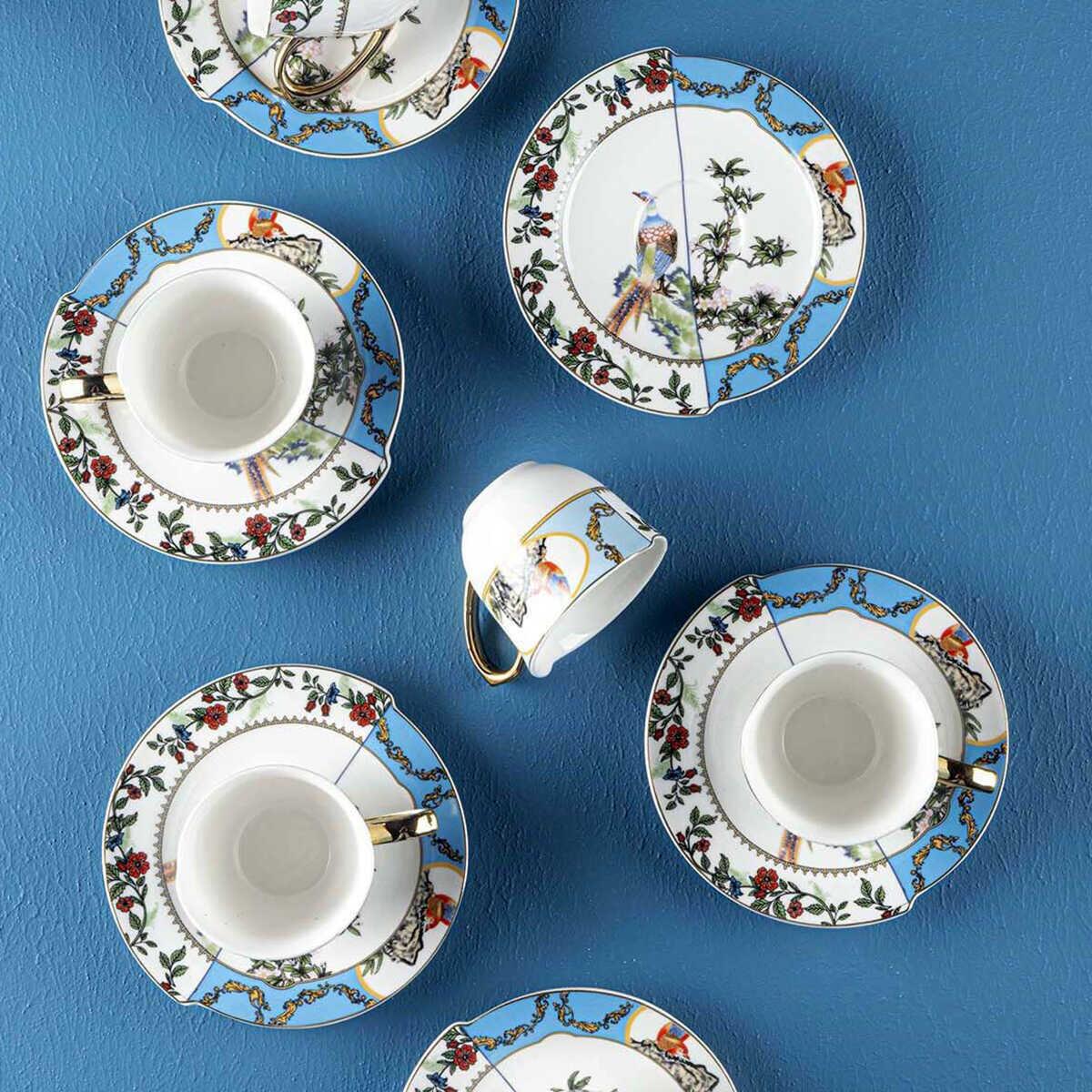 AROW Turkish Coffee Cup Set for 6 Persons