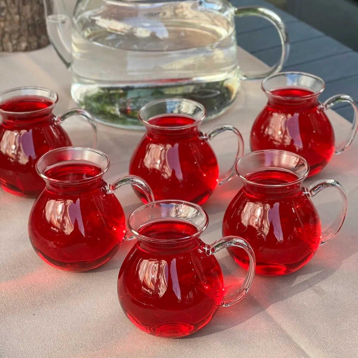 AROW Borosilicate Tea Glass 6 Pieces
