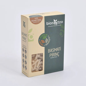 Artizan Bronze Mold Basmati Rice Fusilli 200 g - EFENDINA PAZAR - BIOROOTZO - 