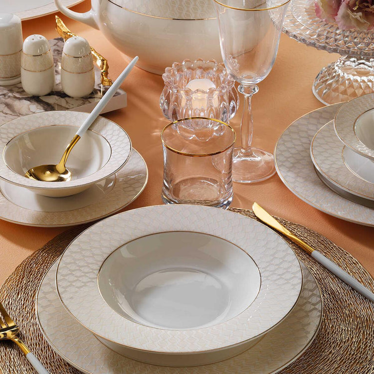 Aryıldız 56 Piece Dinner Set for 12 Persons - EFENDINA PAZAR - ARYILDIZ - 8691850146233