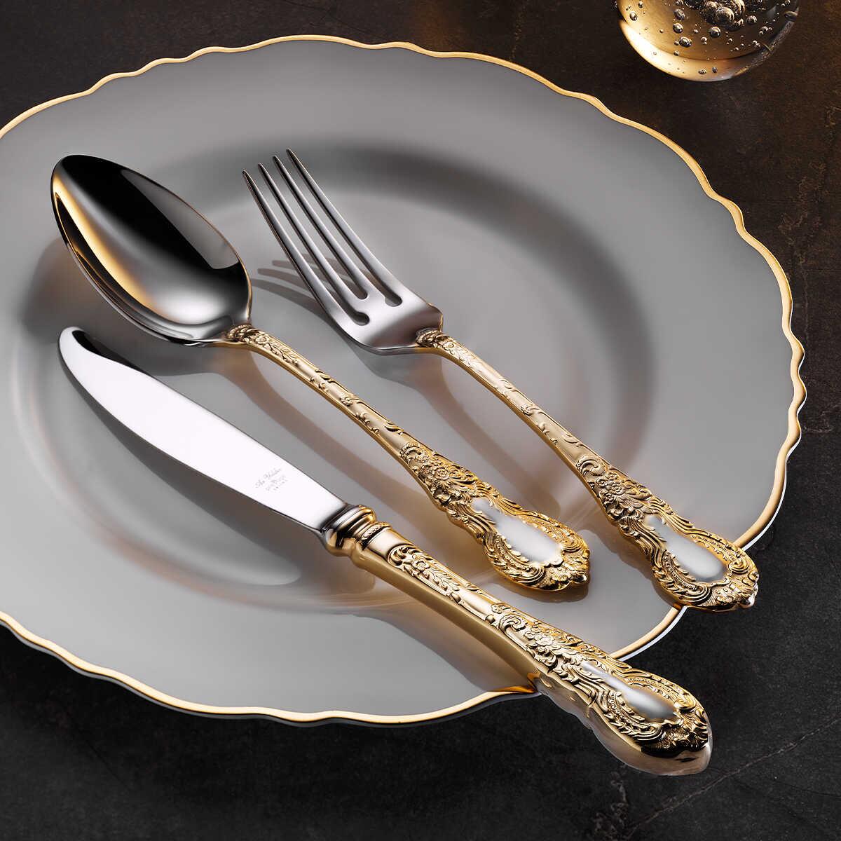 Aryıldız Prestige Fork Spoon Knife Plus Glossy Box 89 Pieces