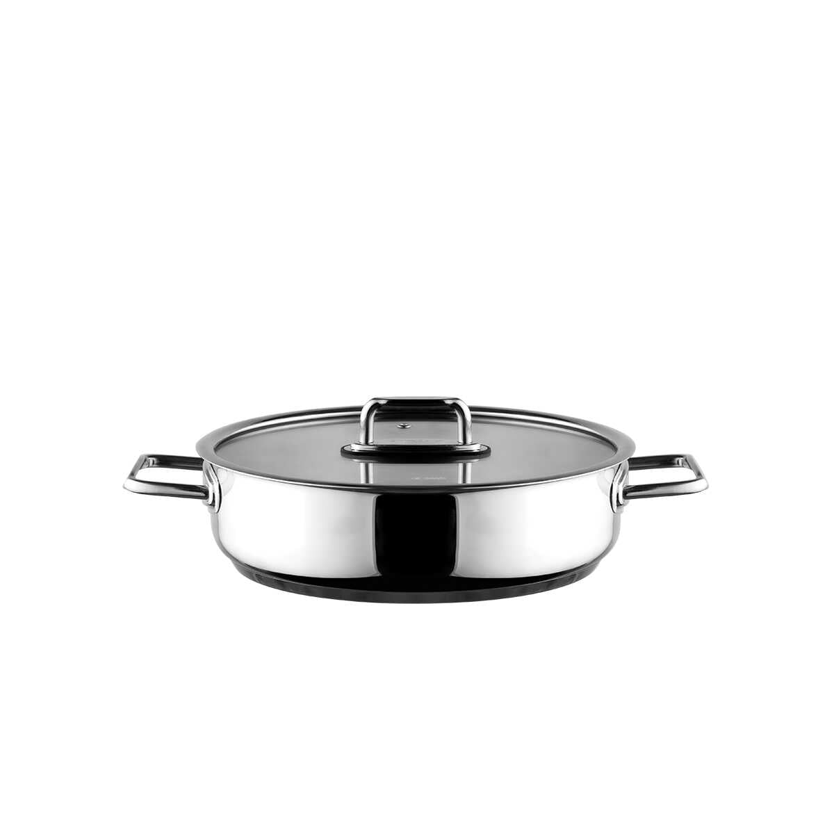 Aryıldız Columbus Stainless Steel Short Casserole 30 cm - EFENDINA PAZAR - ARYILDIZ - 8690664248379