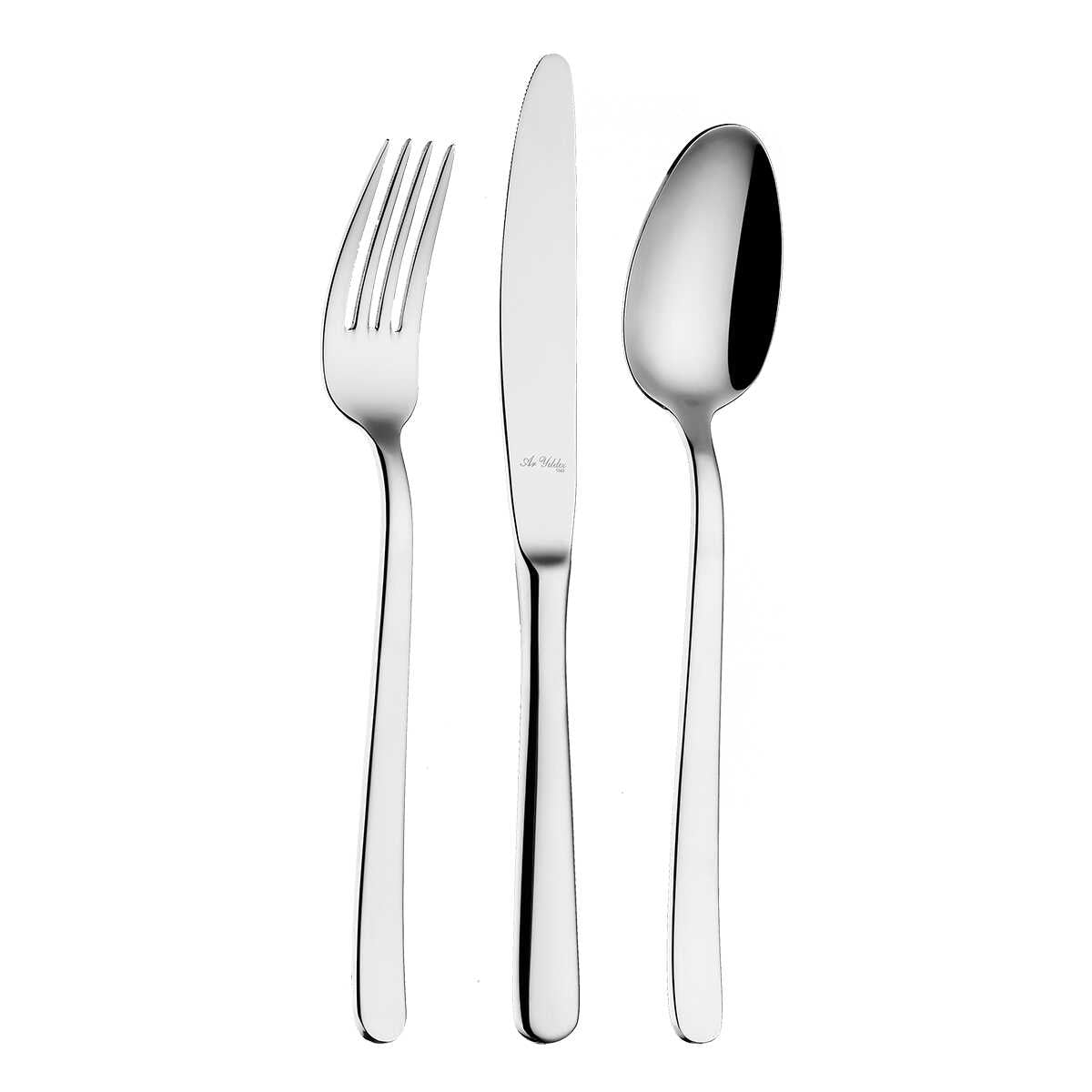 Aryıldız Crystal S Boxed 84 Piece Cutlery Set for 12 Persons - EFENDINA PAZAR - ARYILDIZ - 8690664244456