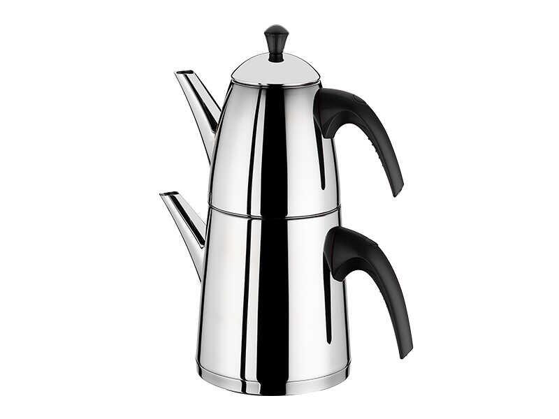 Aryıldız De Luxe Mini Teapot Black - EFENDINA PAZAR - ARYILDIZ - 8690664145180