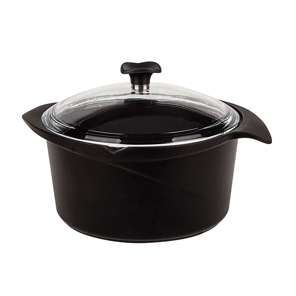 Aryıldız Flipper Black Glass 20 - 10 cm Pot - EFENDINA PAZAR - ARYILDIZ - 8690664205082