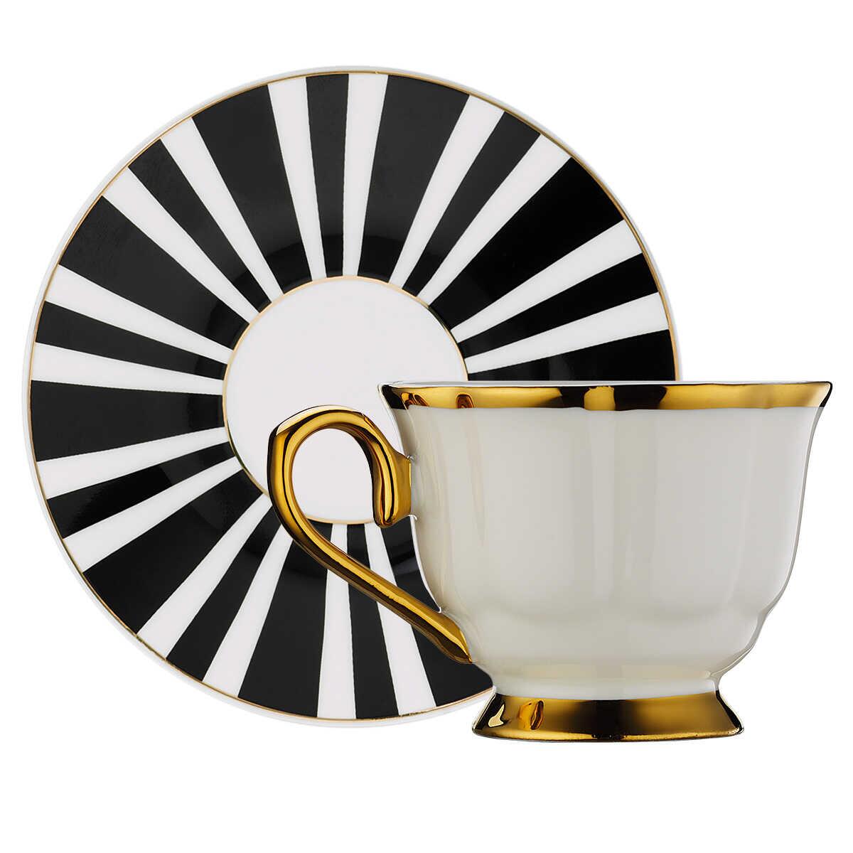 Aryıldız Gisa Turkish Coffee Cup Set for 6 People - EFENDINA PAZAR - ARYILDIZ - 8690664250716