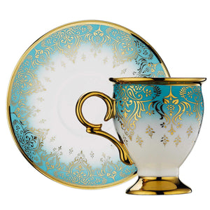 Aryıldız Gonca Turkish Coffee Cup Set for 6 People - EFENDINA PAZAR - ARYILDIZ - 8690664250679