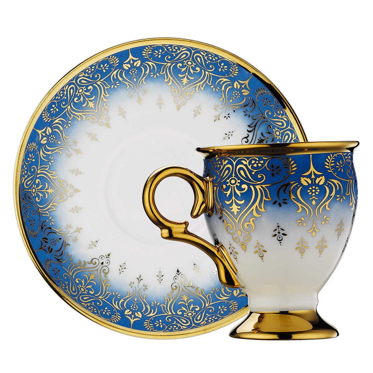 Aryıldız Gonca Turkish Coffee Cup Set for 6 People - EFENDINA PAZAR - ARYILDIZ - 8690664250679